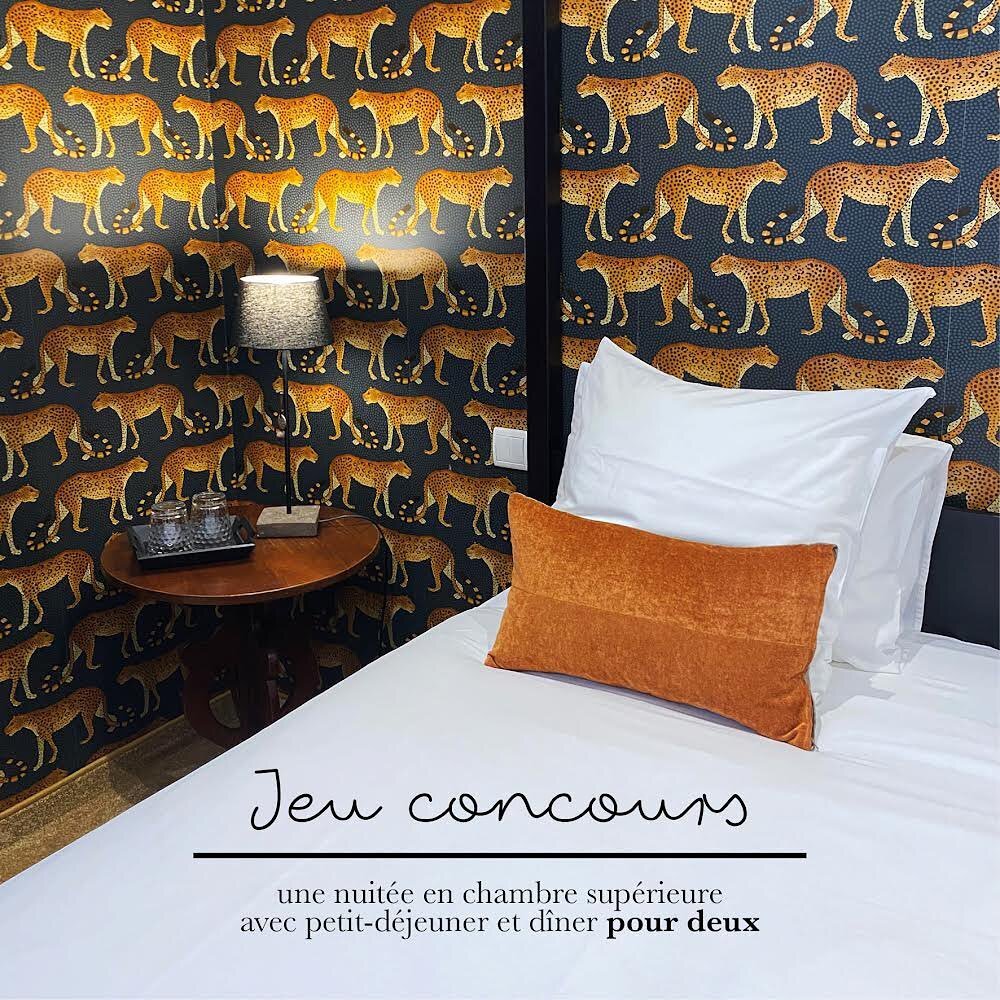 🎁 jeu concours 🎁 

Du 1 mai au 8 mai. Le gagnant sera annonc&eacute; le lundi 9 mai dans nos stories Instagram.

&Agrave; l&rsquo;occasion de l&rsquo;ouverture de notre chambre sup&eacute;rieure ; &laquo;&nbsp;le r&ecirc;ve du jaguar&nbsp;&raquo; n