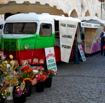 Lively French markets