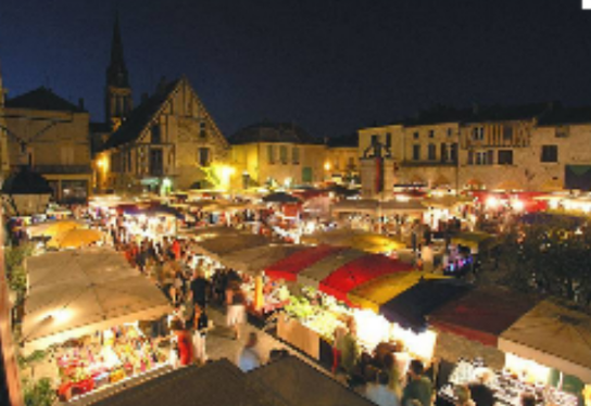 French market at night