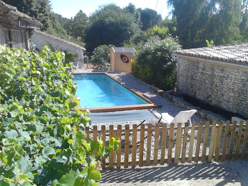 Large French house swimming pool