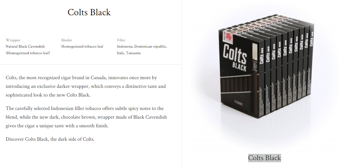 colts black$8.41+ (package of 8)