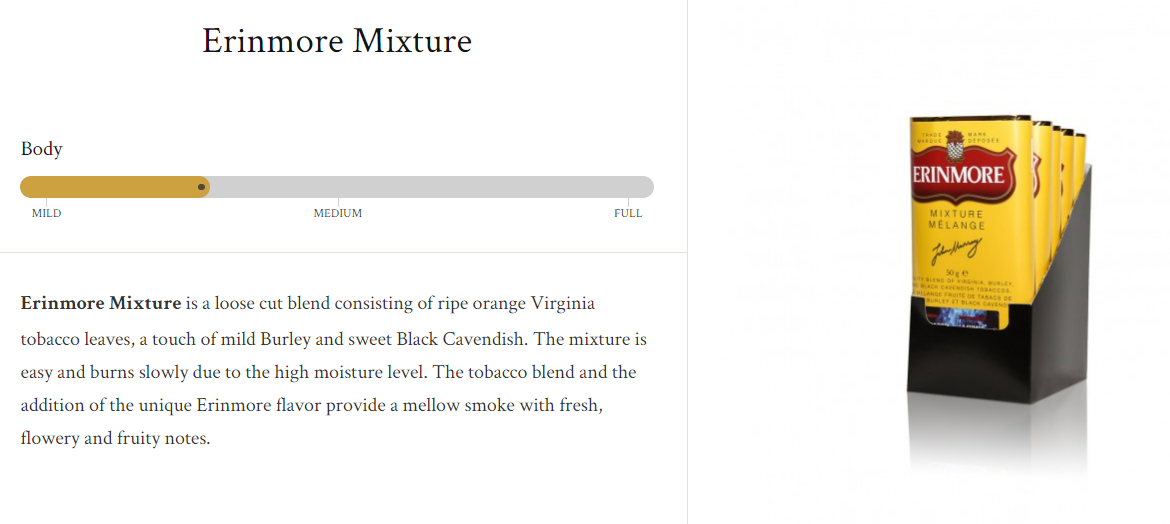 Erinmore Mixture$29.99+ (50g)