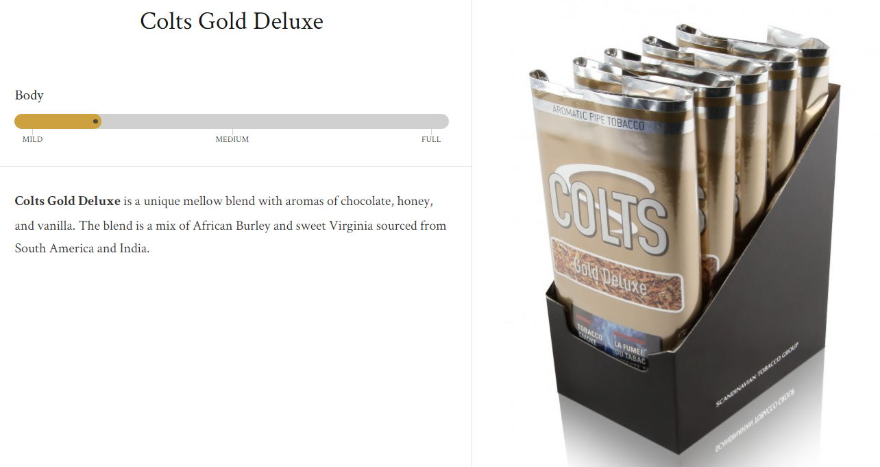 Colts Gold Deluxe $25.99+ (50g)