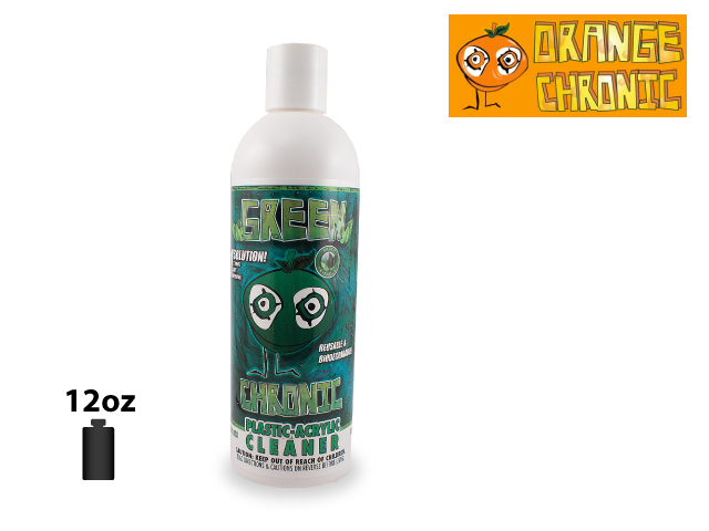 ORANGE CHRONIC GREEN PLASTIC & ACRYLIC CLEANER
