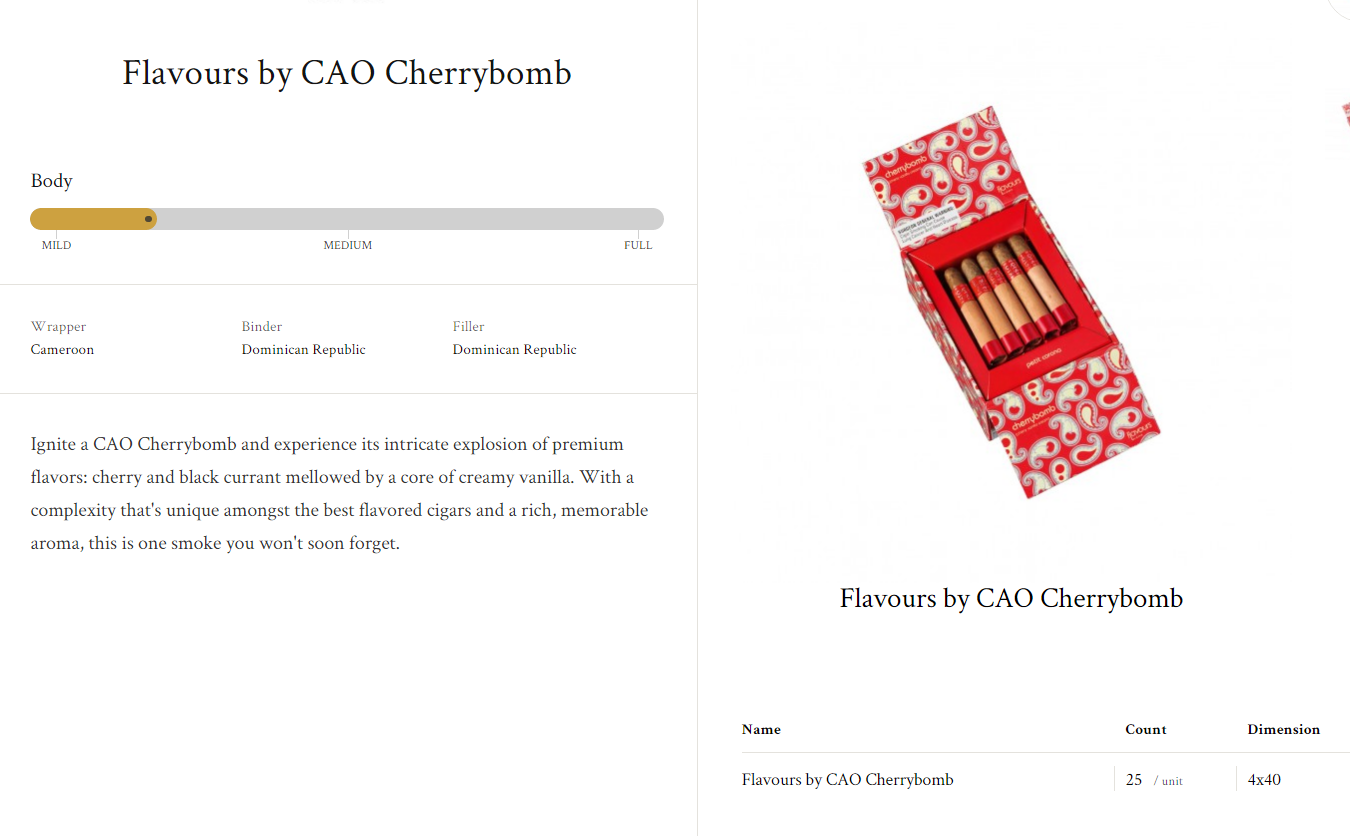 Flavours by CAO Cherrybomb