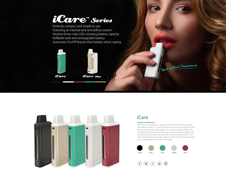 Eleaf iCare Starter Kit - 650mAh