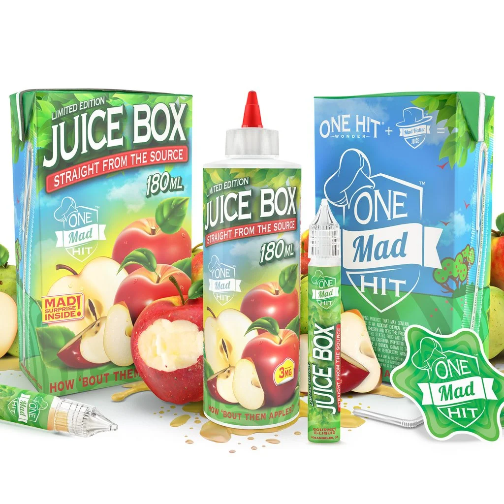 Juicy box apple 180ml from One Mad Hit & Mad Hatter