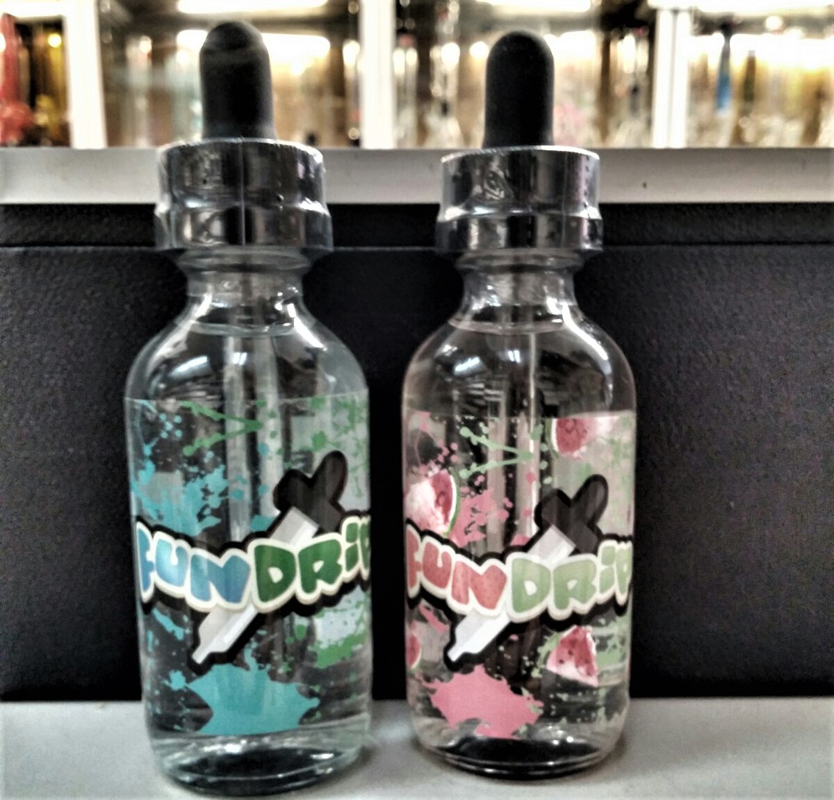FUN DRIP LIQUIDS 60ML · BLUE RASPBERRY SOUR APPLE-Blue Raspberry Sour Apple Pixie Candy · WATERMELON FUN DRIP-Watermelon Fun Drip