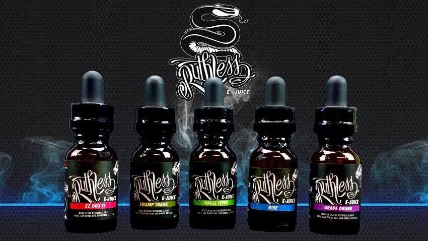 Ruthless E-Juice (6 Flavors; 60ml; $32.99)