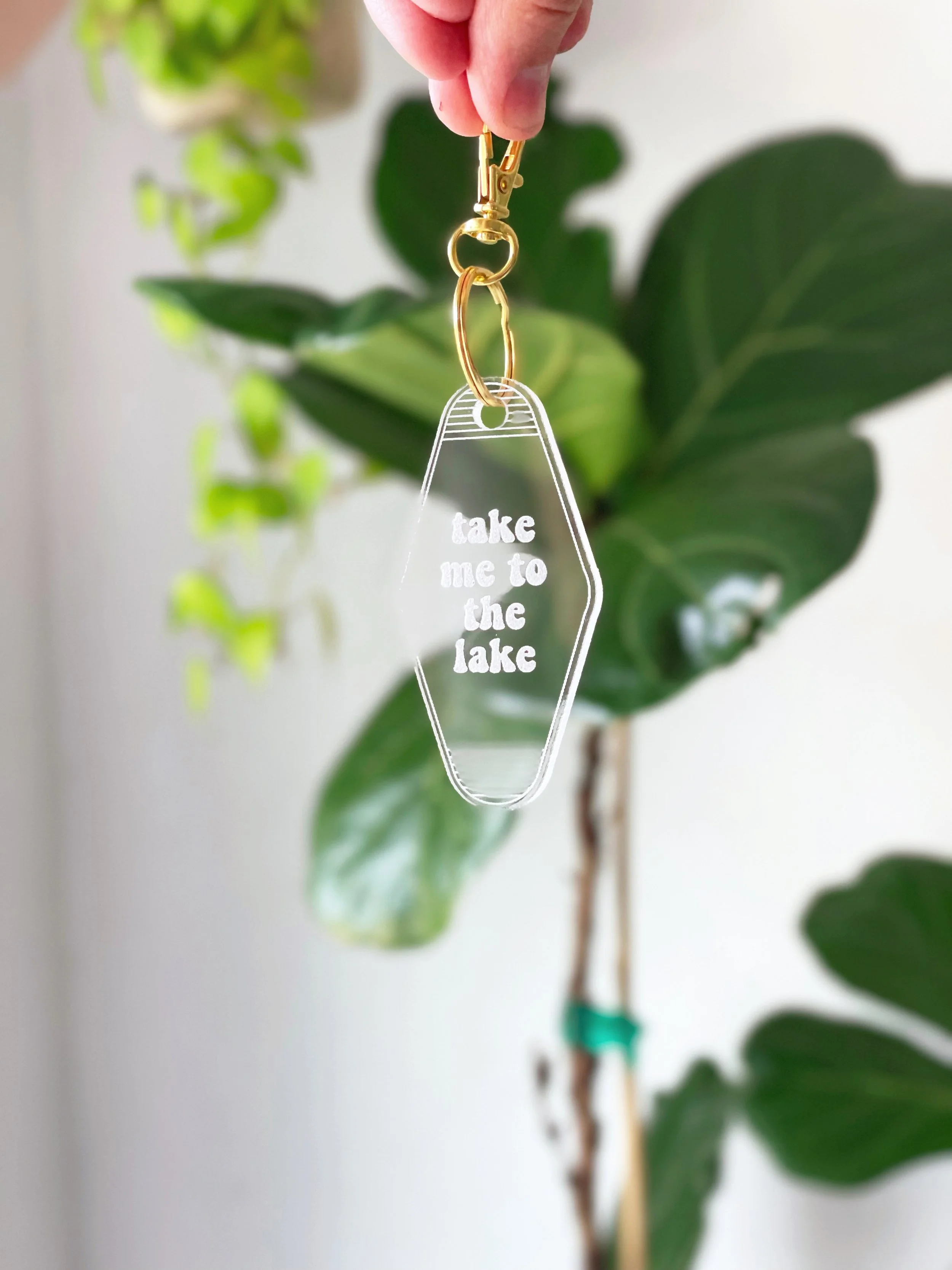 Vintage Motel Keychain