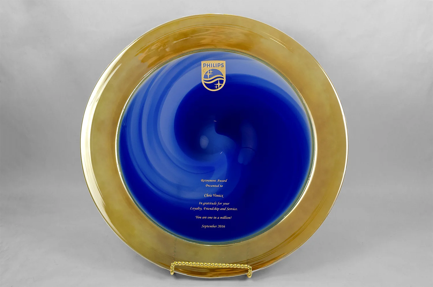 Platter with Engraving