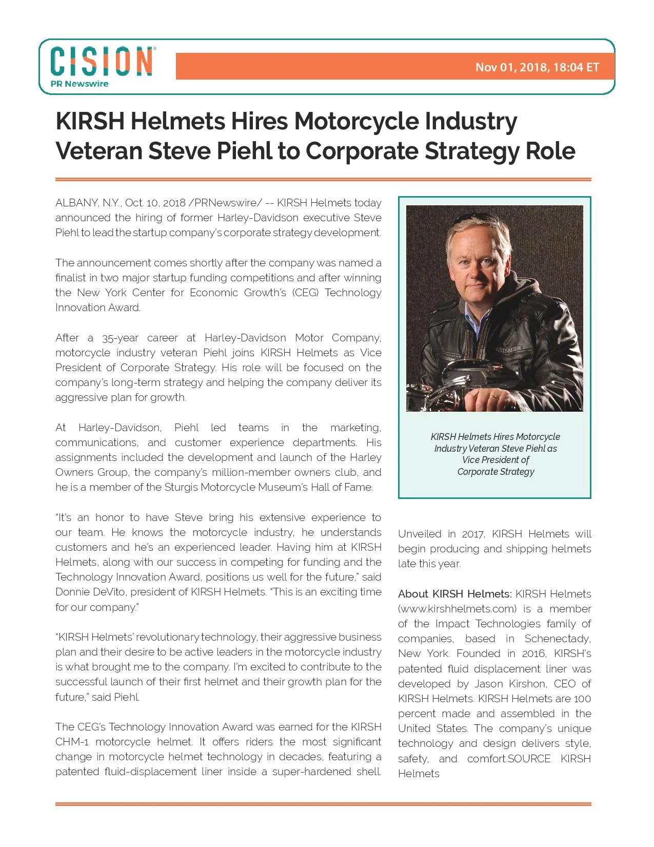 Story via PR Newswire