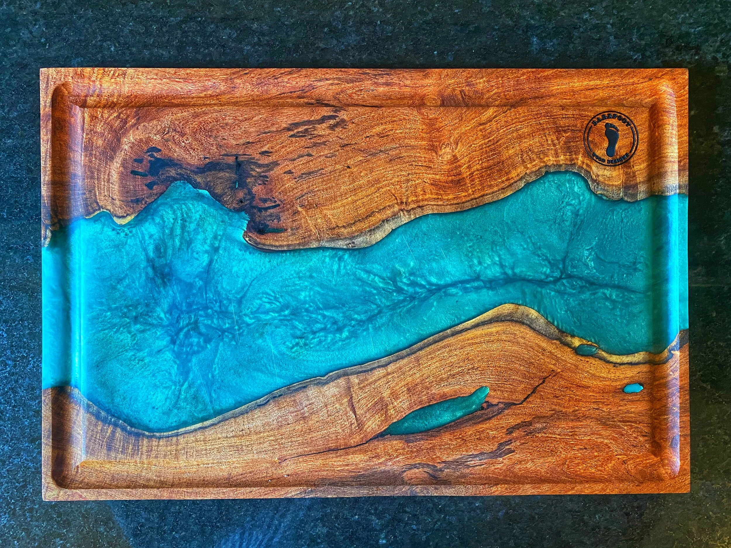 Custom Epoxy Pour Cutting Board — South Texas Bangers