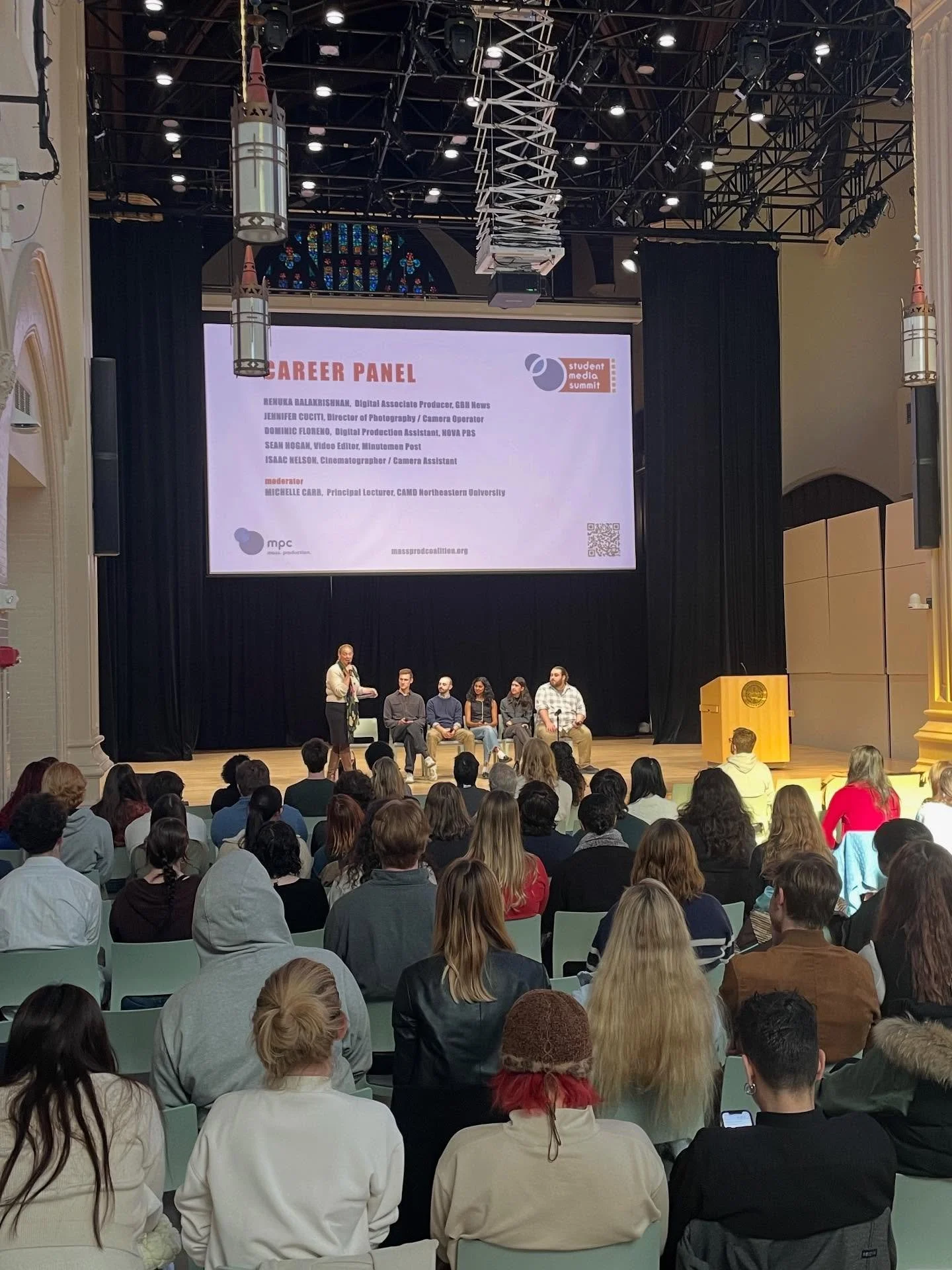 What a day at our 5th Annual Student Media Summit!

In late October, students from 13 colleges and universities across Massachusetts came together for the Student Media Summit &mdash; a full day of connection and creativity featuring a Careers in Med