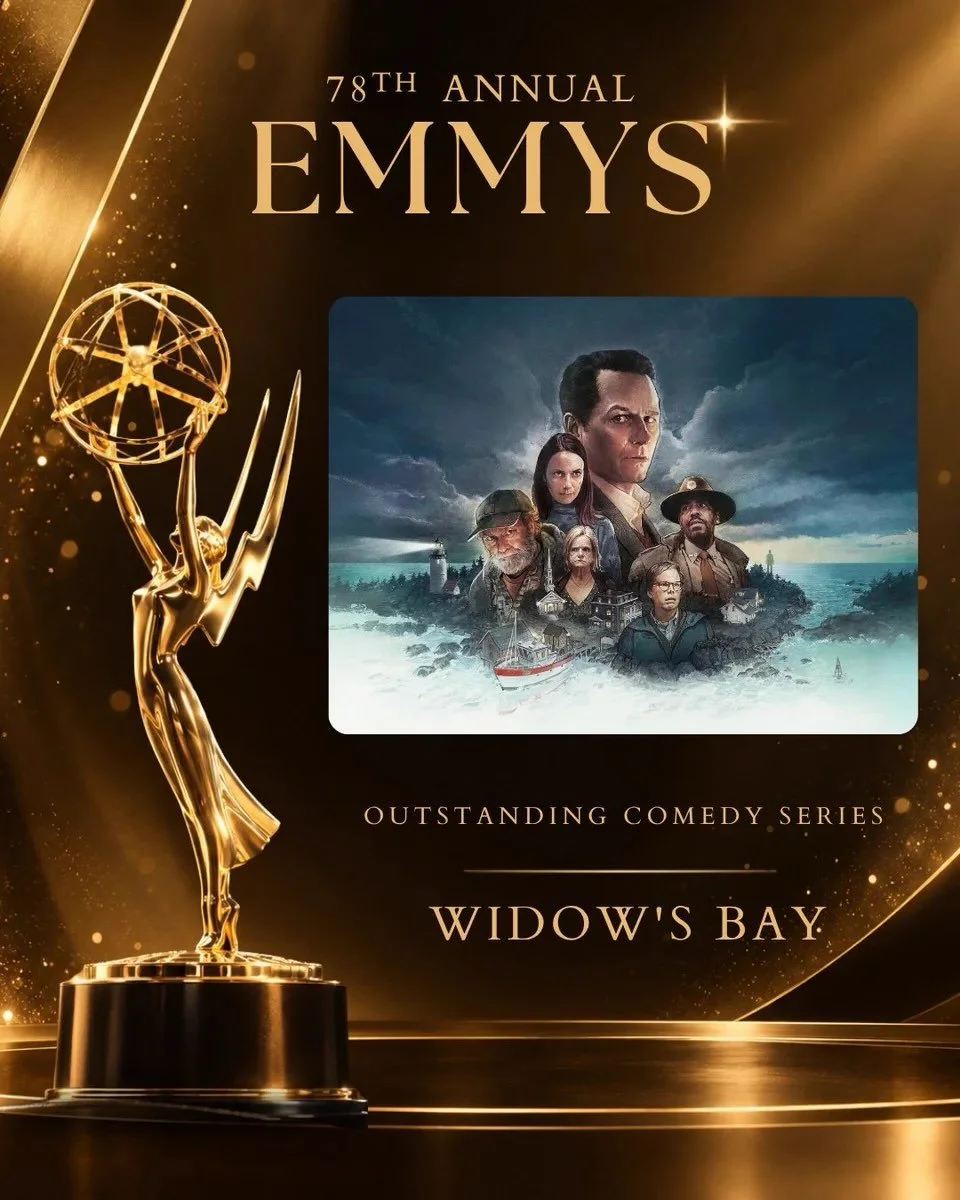 A huge night for Widow&rsquo;s Bay - and for the Massachusetts production community! 🏆

The MA filmed @AppleTV series took home a record 14 Emmy Awards, including Outstanding Comedy Series, along with wins for writing, directing, acting, casting, pr