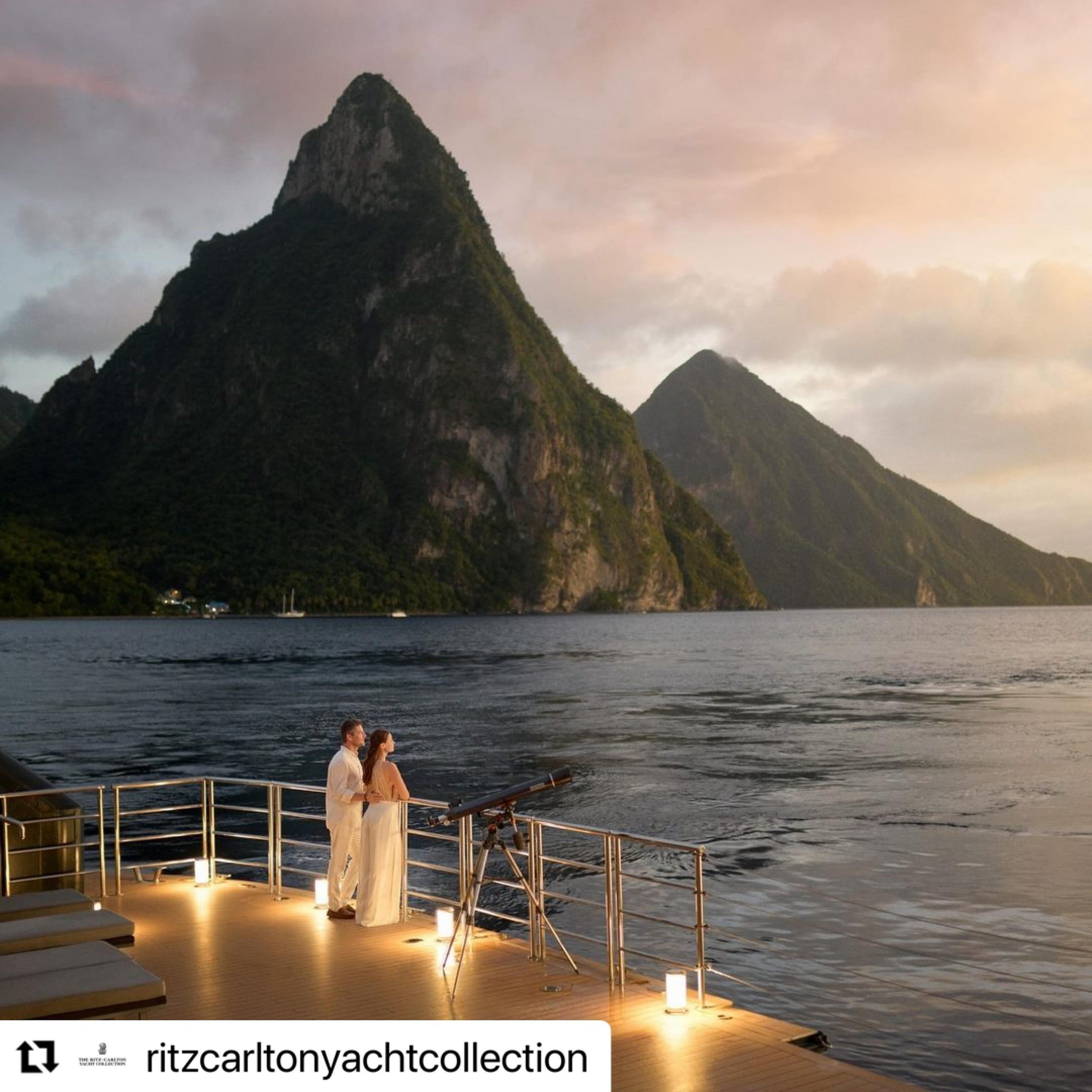 Recent work for @ritzcarltonyachtcollection 
Photo @edgardocontreras 
・・・
Repost
Where endless horizons meet star-lit kisses, romance ignites. Create memories that will last a lifetime aboard The Ritz-Carlton Yacht Collection. Discover your next roma