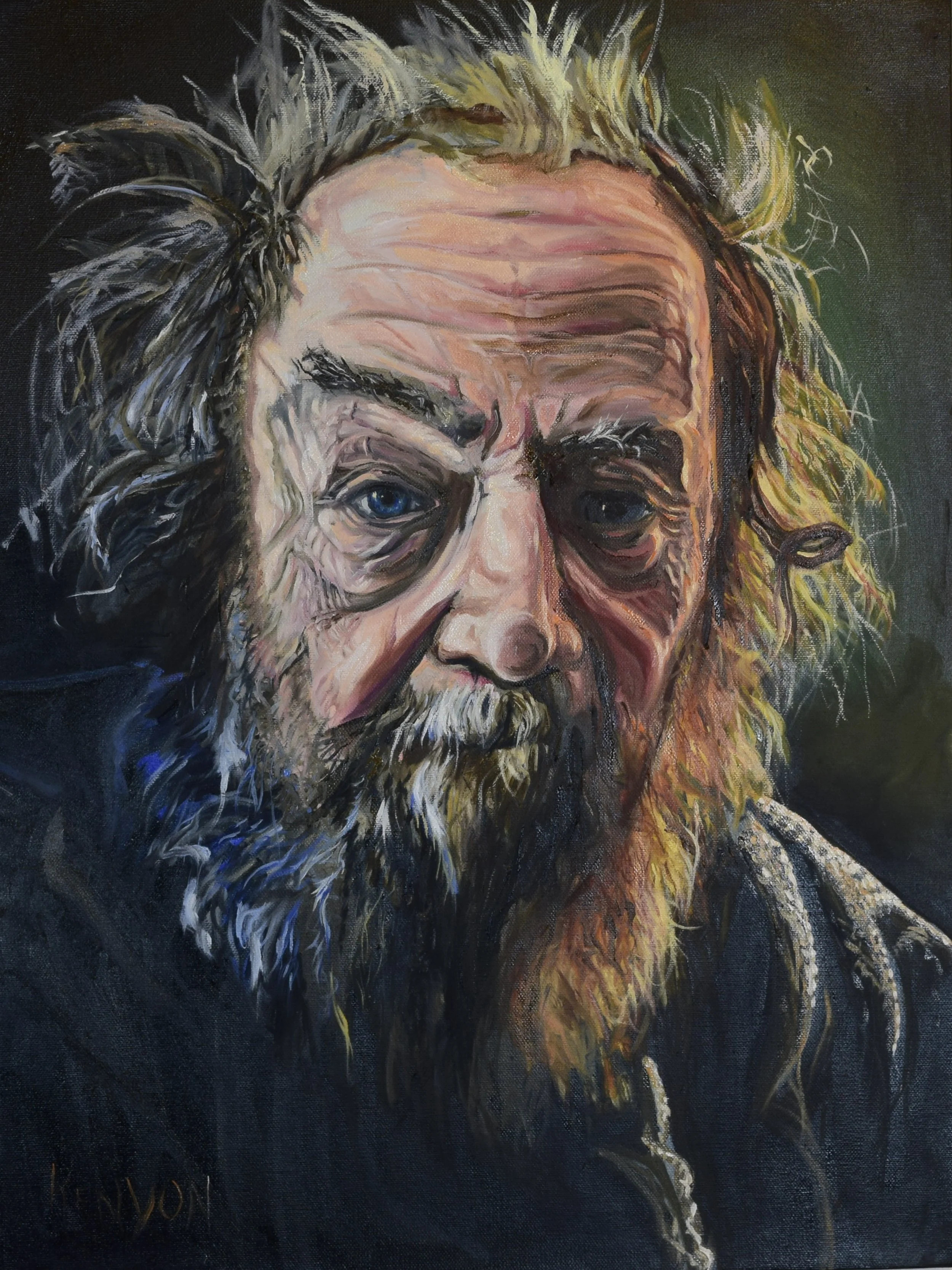 Donald Hall was a poet, author and long time resident of Hew Hampshire who passed away in 2018. This is an 18 x 24 oil on canvas portrait of him . Many thanks to New Hampshire Public Radio and Michael Brindley who’s amazing photos inspired this portrait.