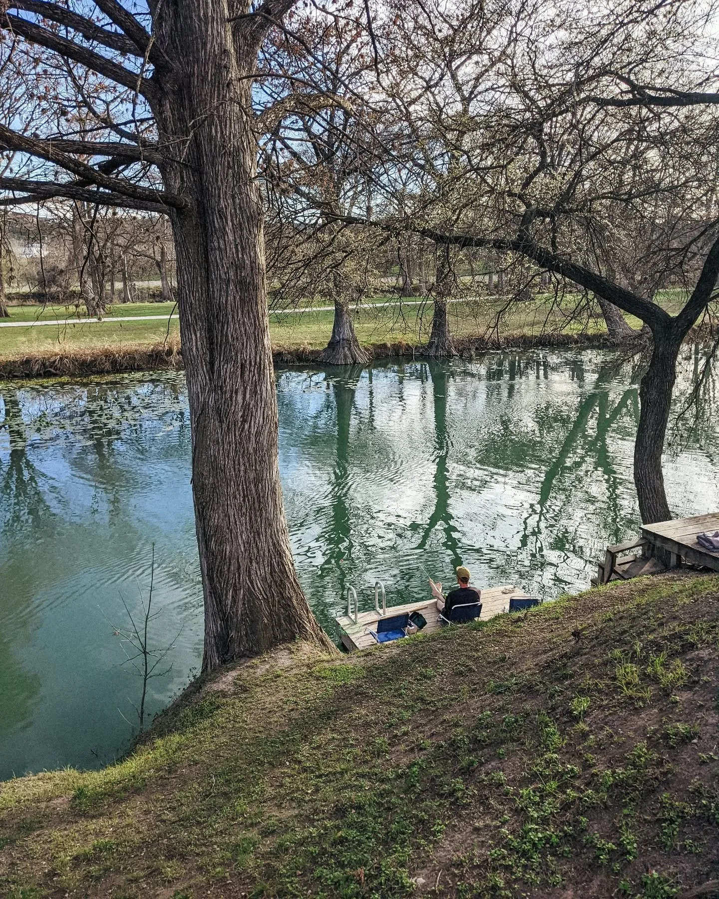 This photo was taken in Kerrville, TX on the Guadalupe River in 2021. It was around the time we were talking more seriously about growing our family. So many what-ifs, living life in a dream-like state. 

Over the weekend, before the news lapped up a