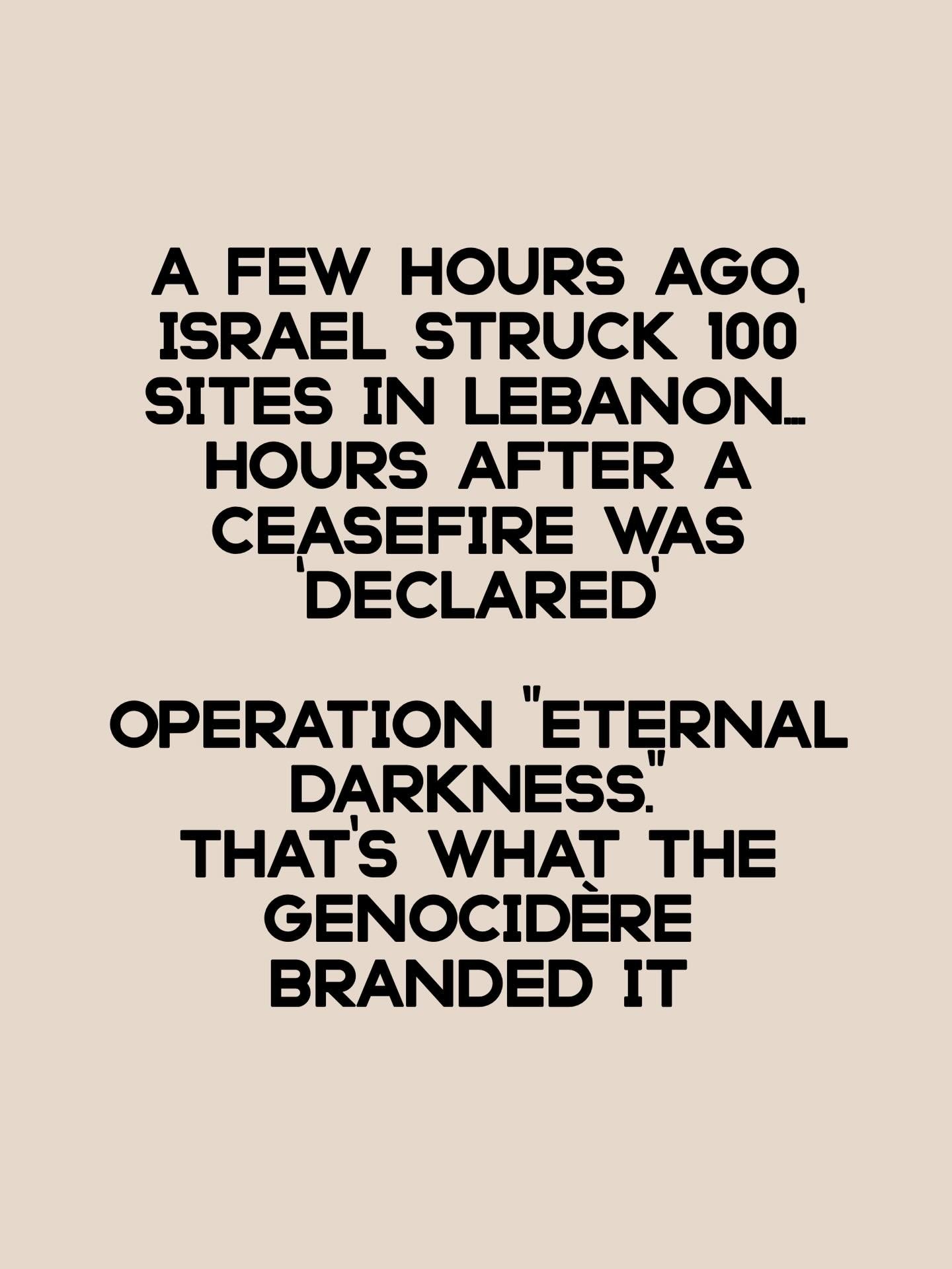 Rage funneled into action 

A live participatory sonic / art experience in the form of Zajal meets Cypher, Beirut meets Brooklyn, meets Future Ancestors artifact and a FUNDRAISER. 

Sunday April 19. Link in bio.

All proceeds go directly to @egnalegn