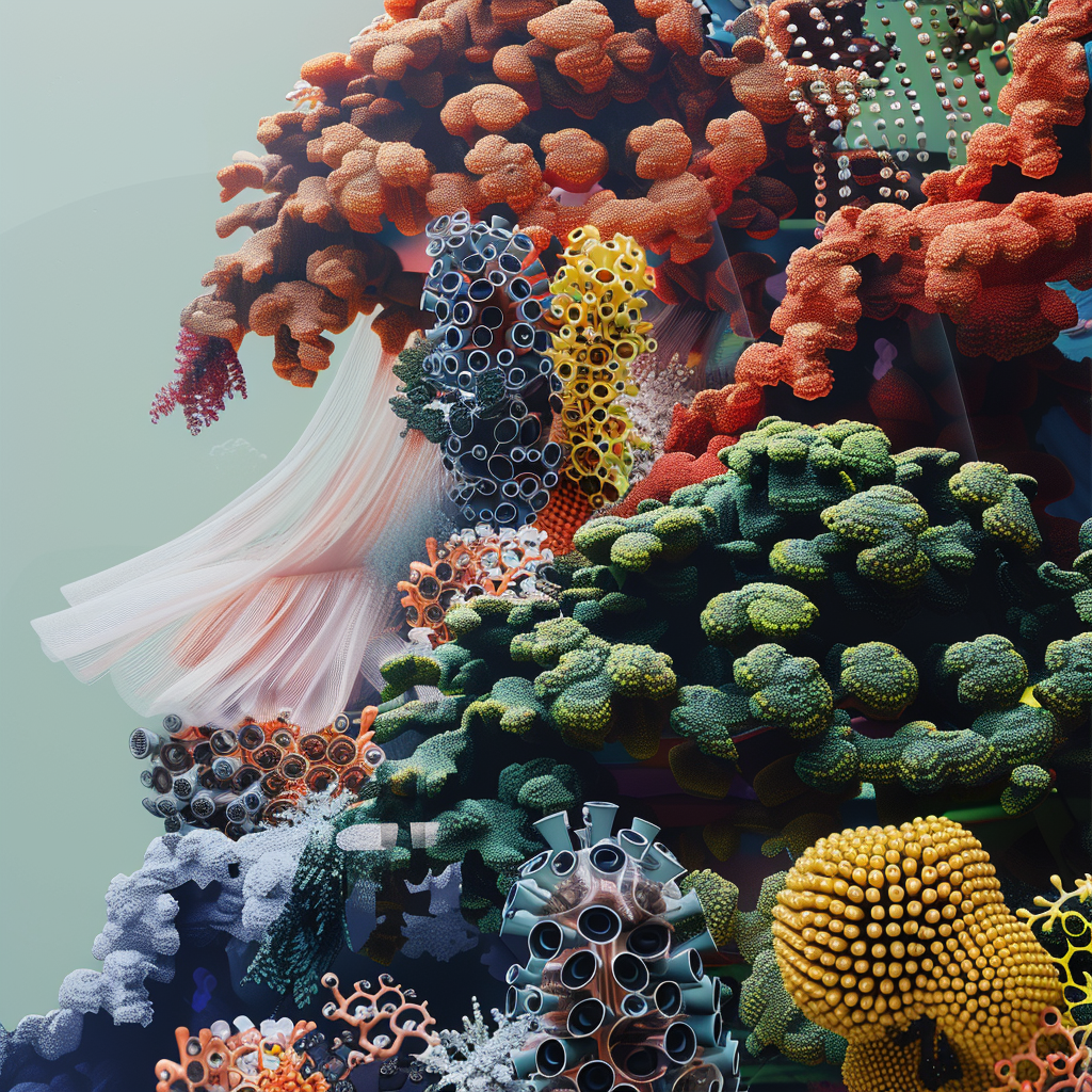 Biomorphic Confluence – Speculative Interspecies Networks | Gui-Gooey Physical + Digital Exhibit | Plexus Projects | Greenpoint, New York Oct 2024