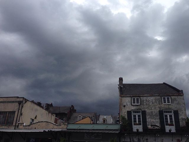Summer storm on point today. #neworleans