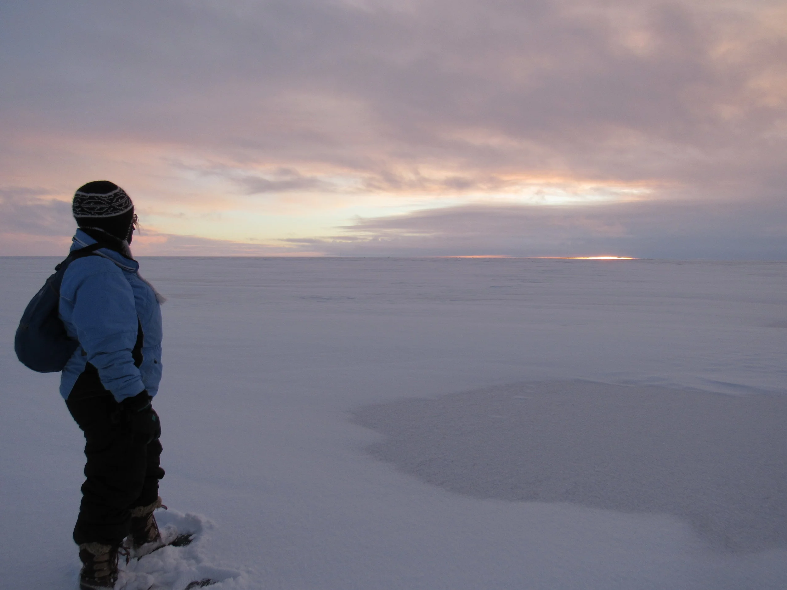 Dr. Leslie Field Arctic test site