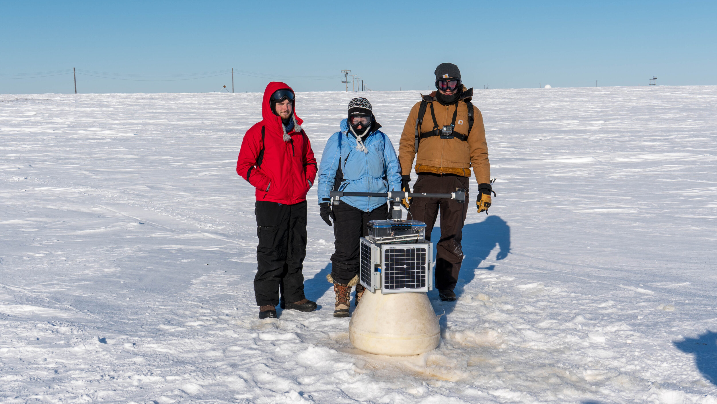 The Ice911 Research team in Arctic