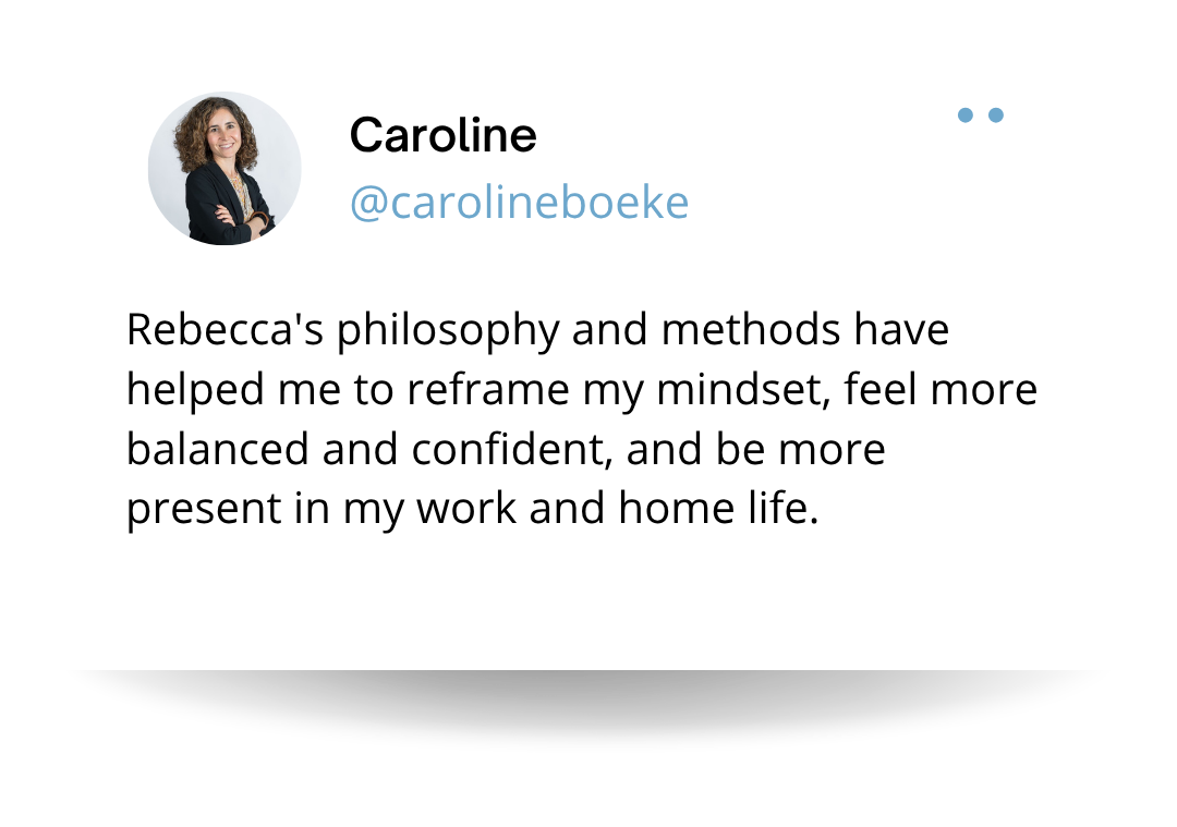 Career coaching client testimonial