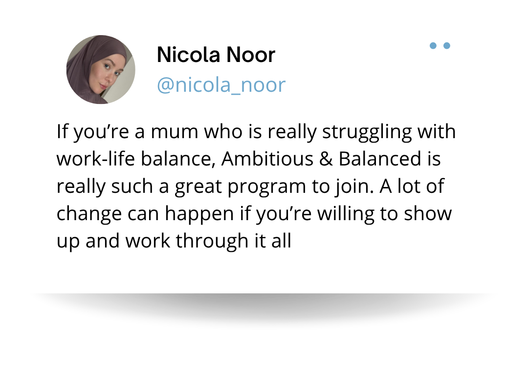 Executive coaching testimonial for women