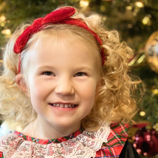 It&rsquo;s the first Sunday of Christmas! Austyn wore her mommy&rsquo;s Christmas dress in the Preschool Bell Choir! #christmas#babydrconnie #libertybiblechurch