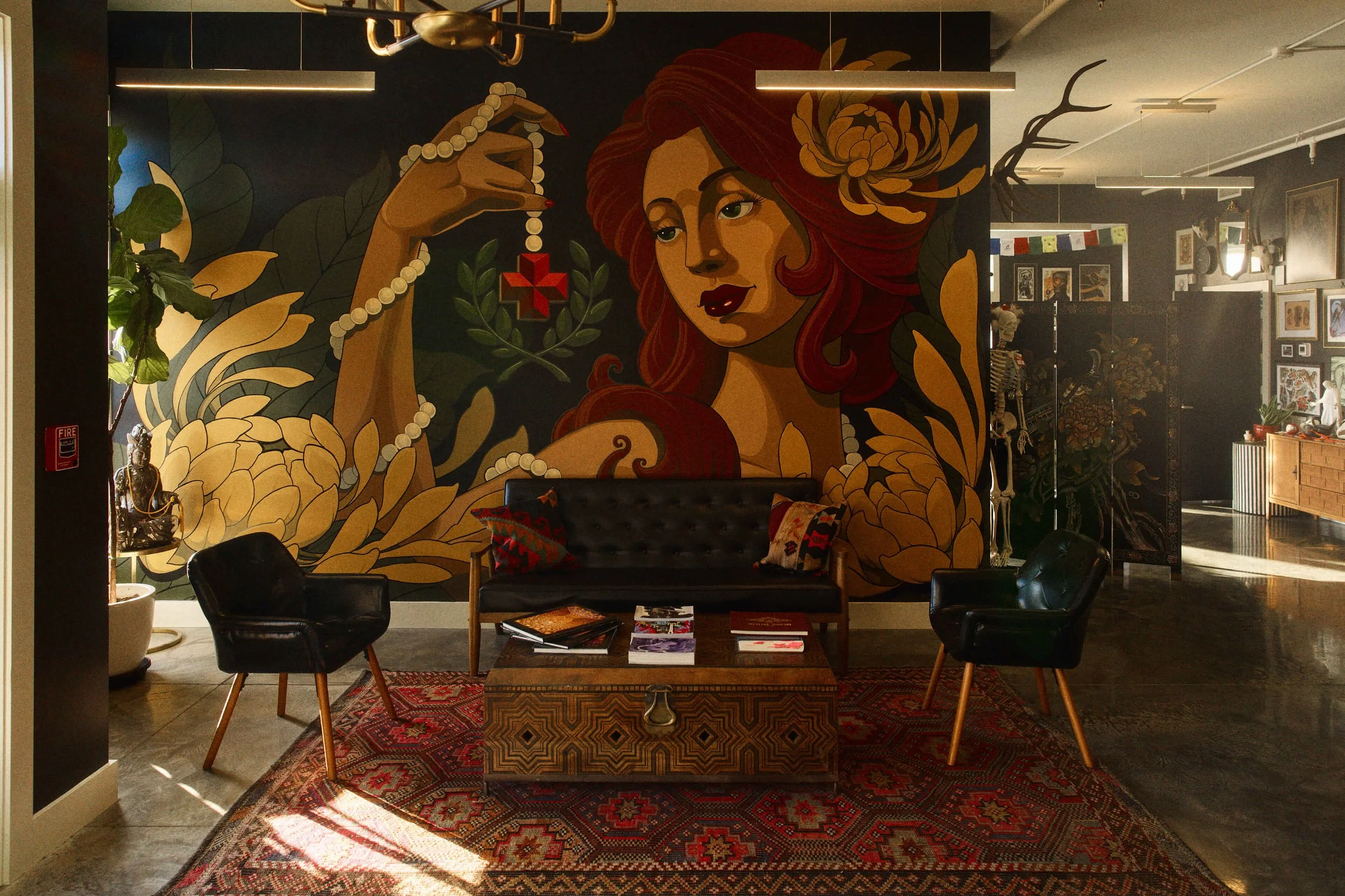 Inside Safe House Tattoo Studio