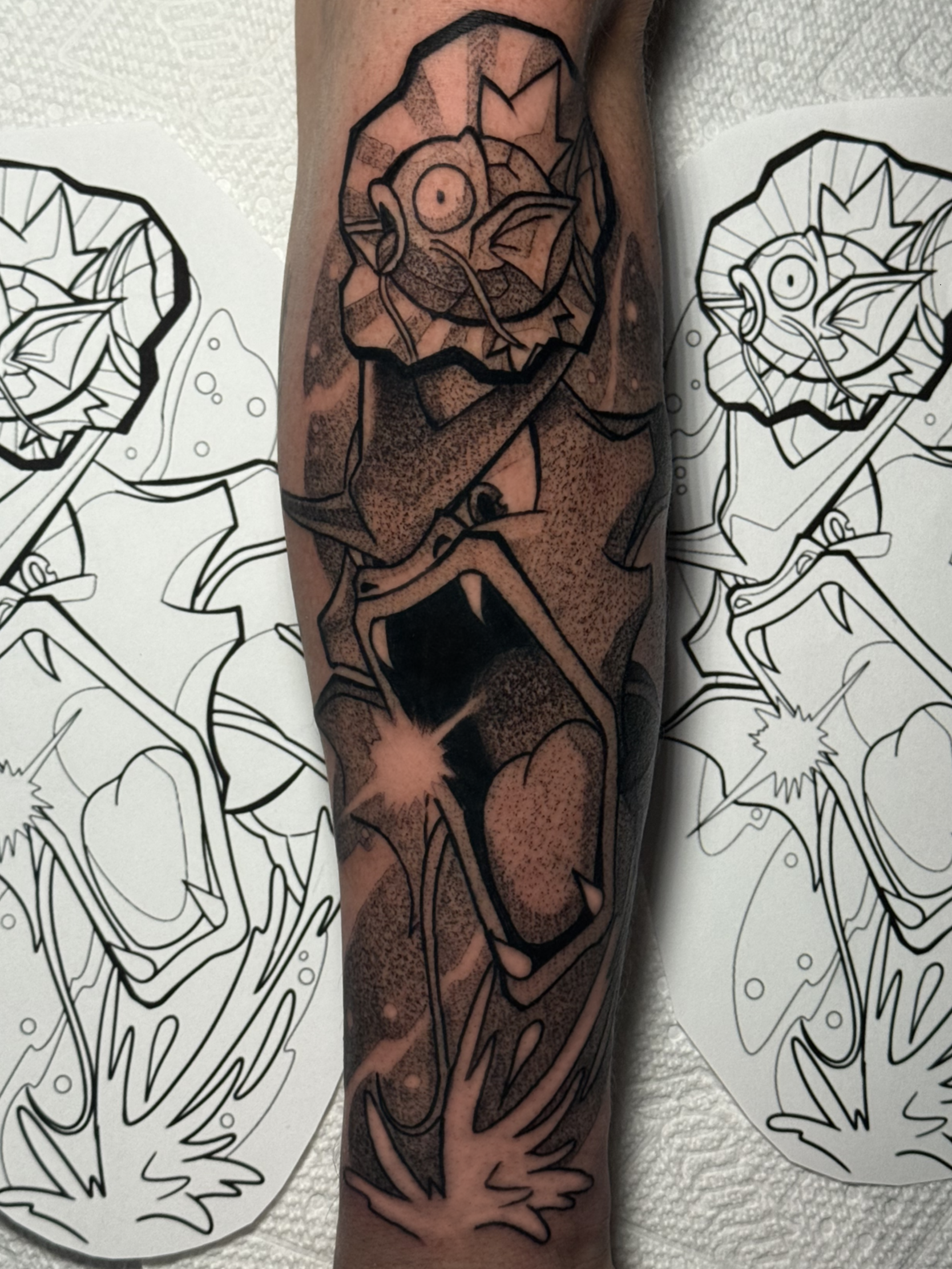 Anime Manga Tattoo by Talon Pinckney