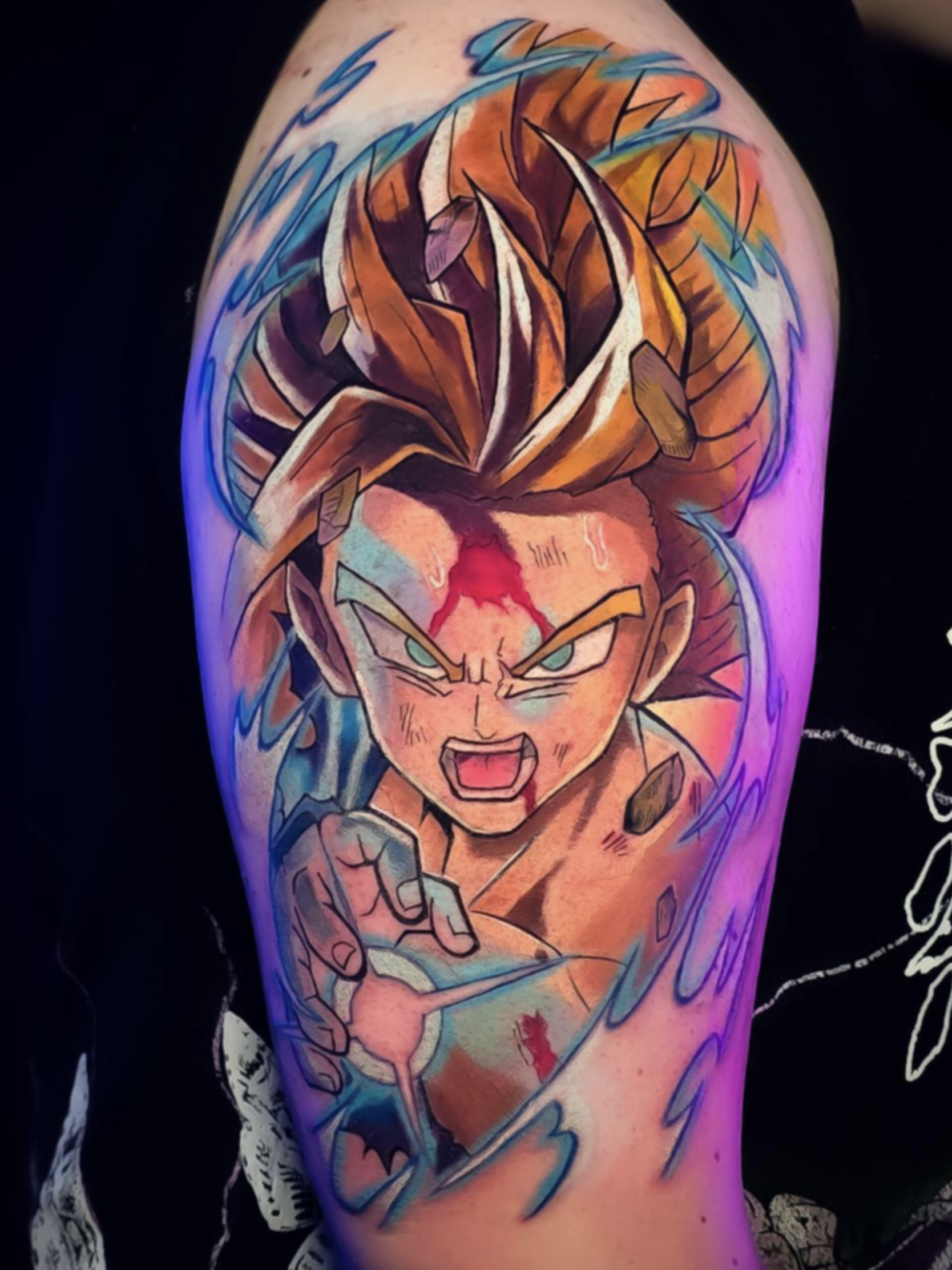 Dragon Ball Anime Tattoo by Talon Pinckney