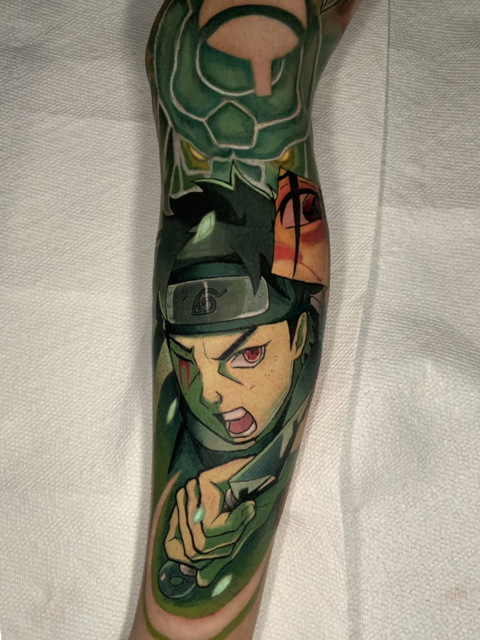 Anime Character Tattoo by Talon Pinckney