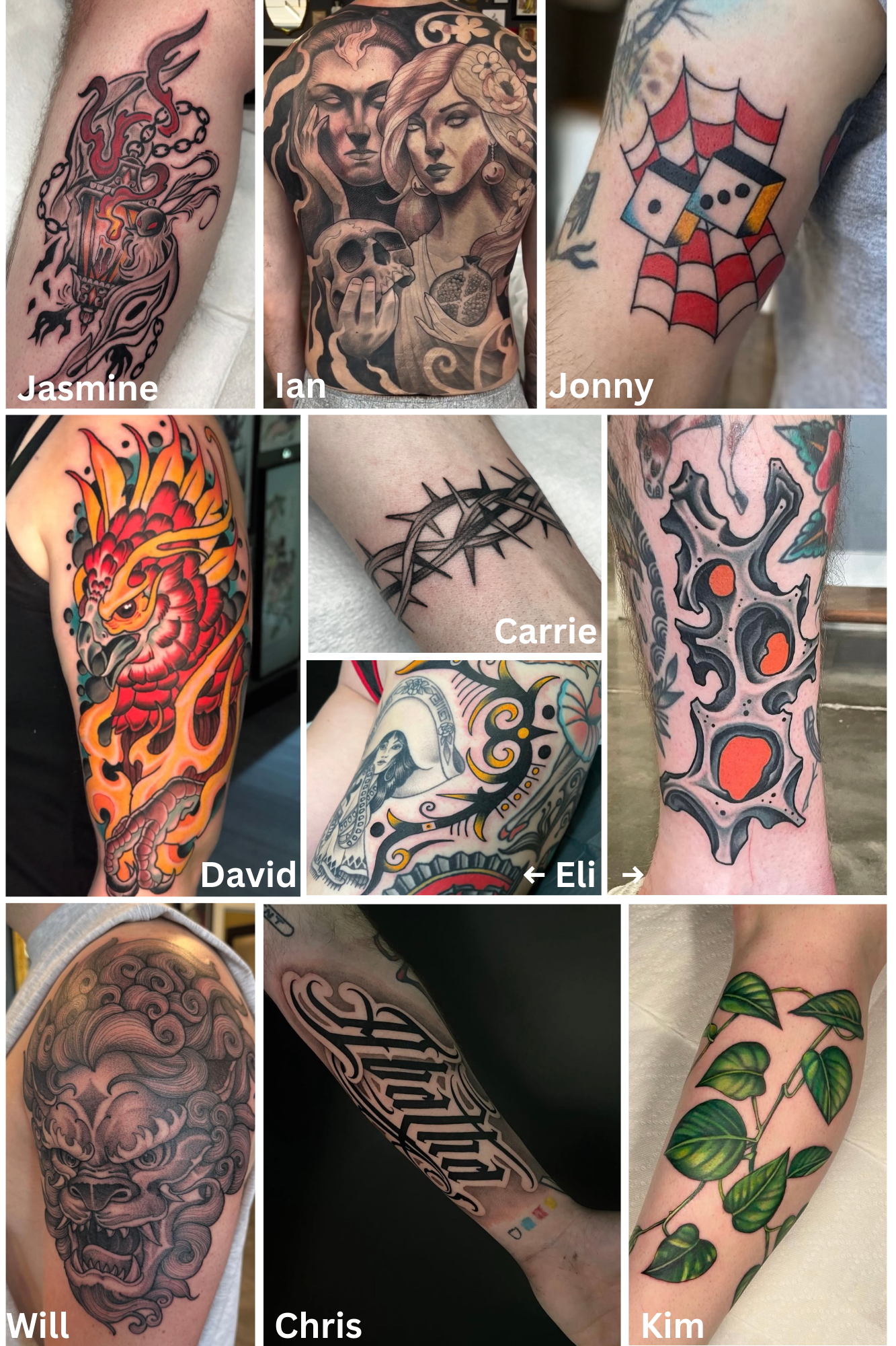 Nashville tattoo artist portfolios