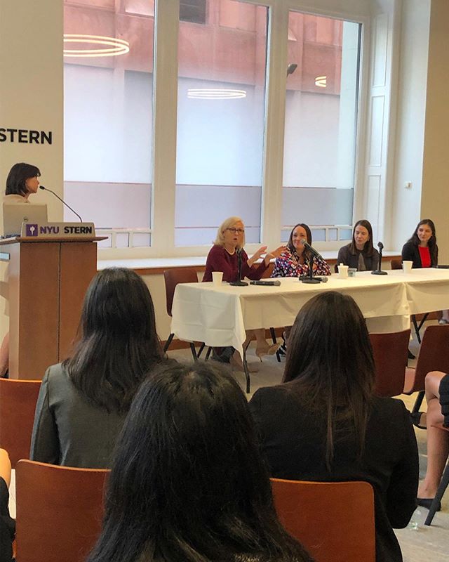 @nyuswib hosted a Women in M&amp;A panel this morning featuring: Jen Muller, Managing Director, Houlihan Lokey (Moderator); Christina Mohr, Managing Director, Citi; Gayle Turk, Partner, Centerview Partners; Anne Hamilton Partner, Perella Weinburg and
