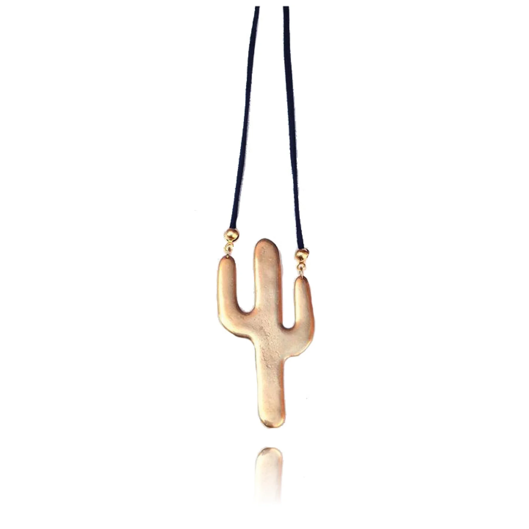 Sautoir cordon Cactus