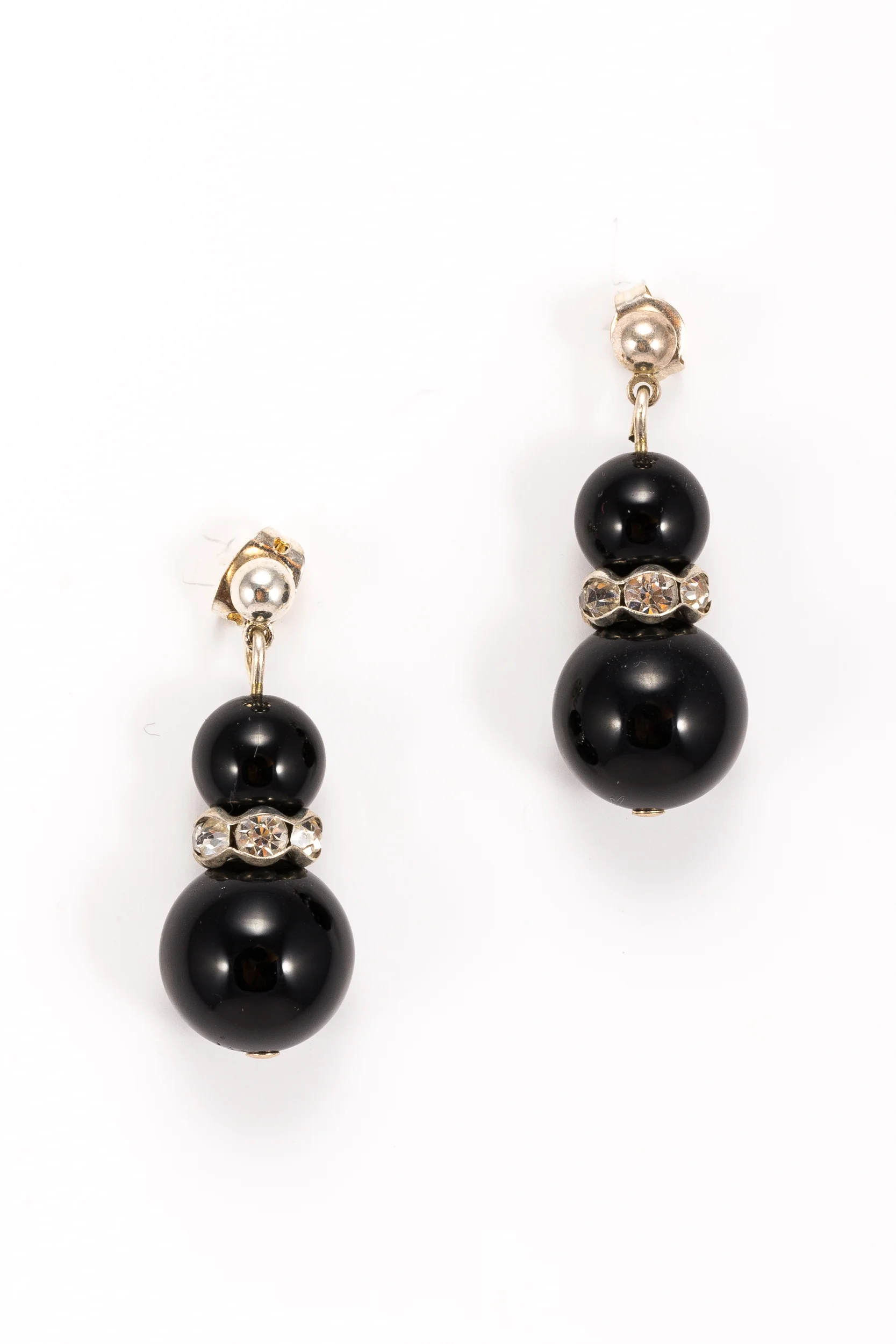 Boucles d'oreilles Nonna noires