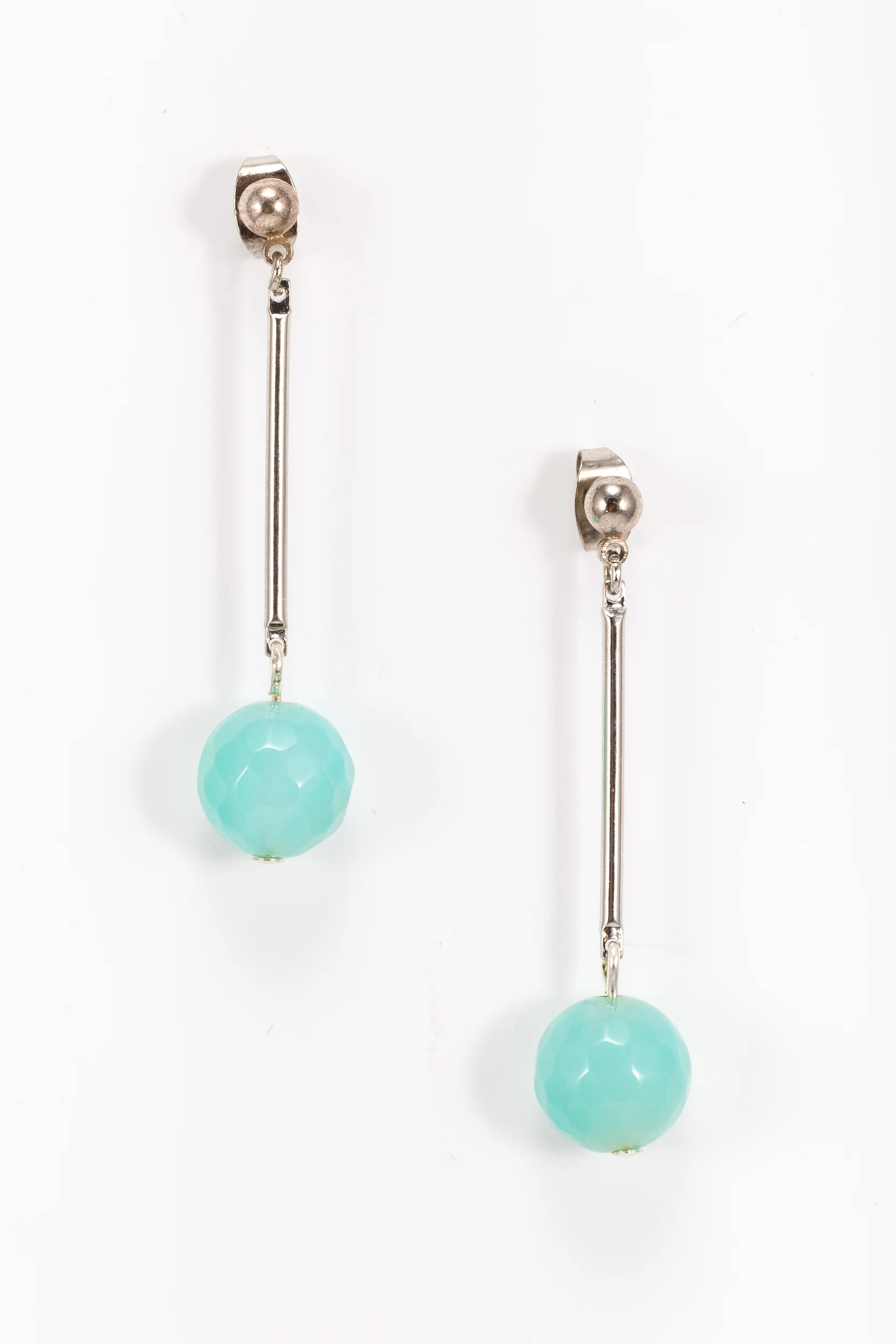 Boucles d'oreilles Carla turquoises
