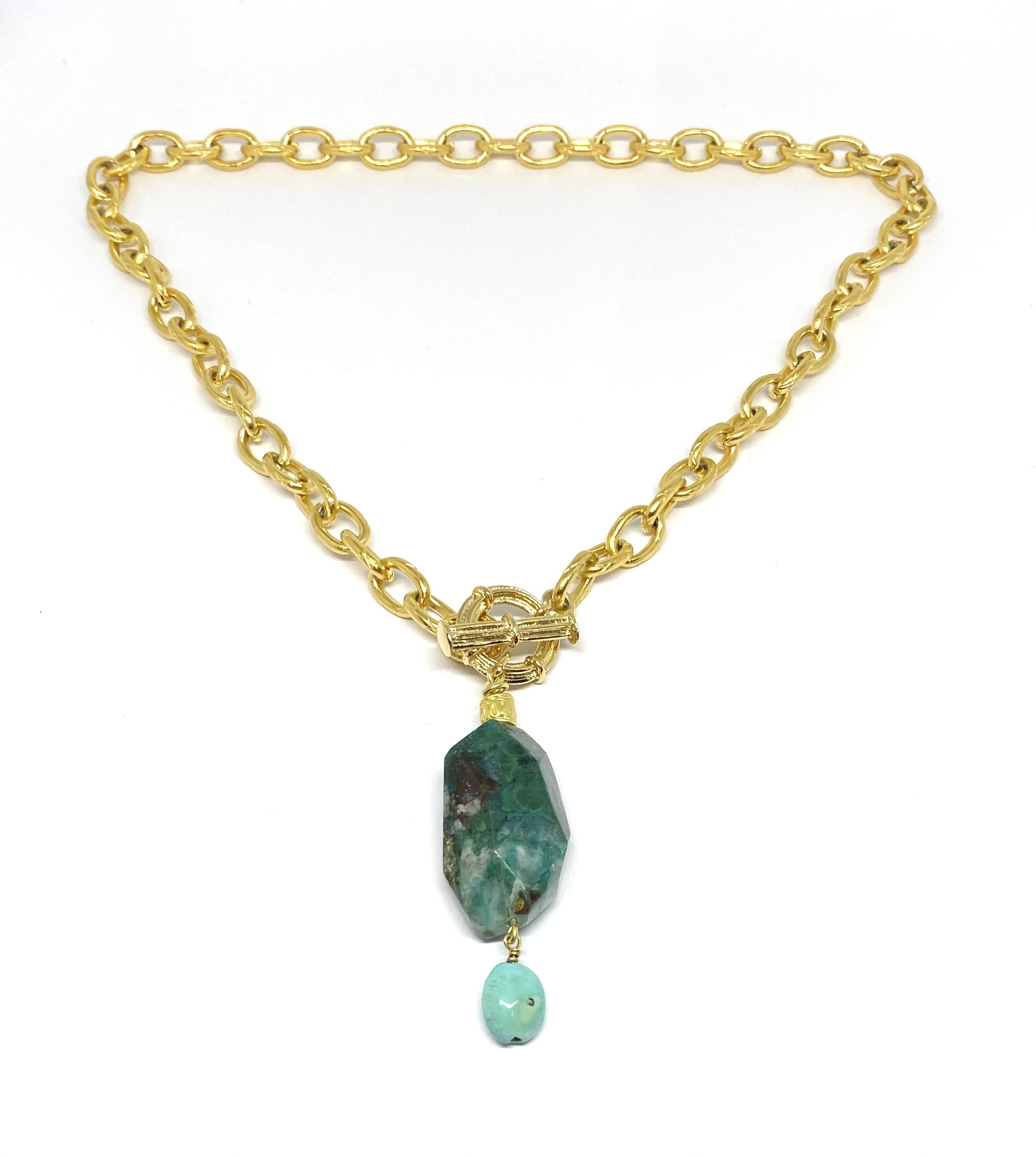 COLLIER Turquoise Africaine