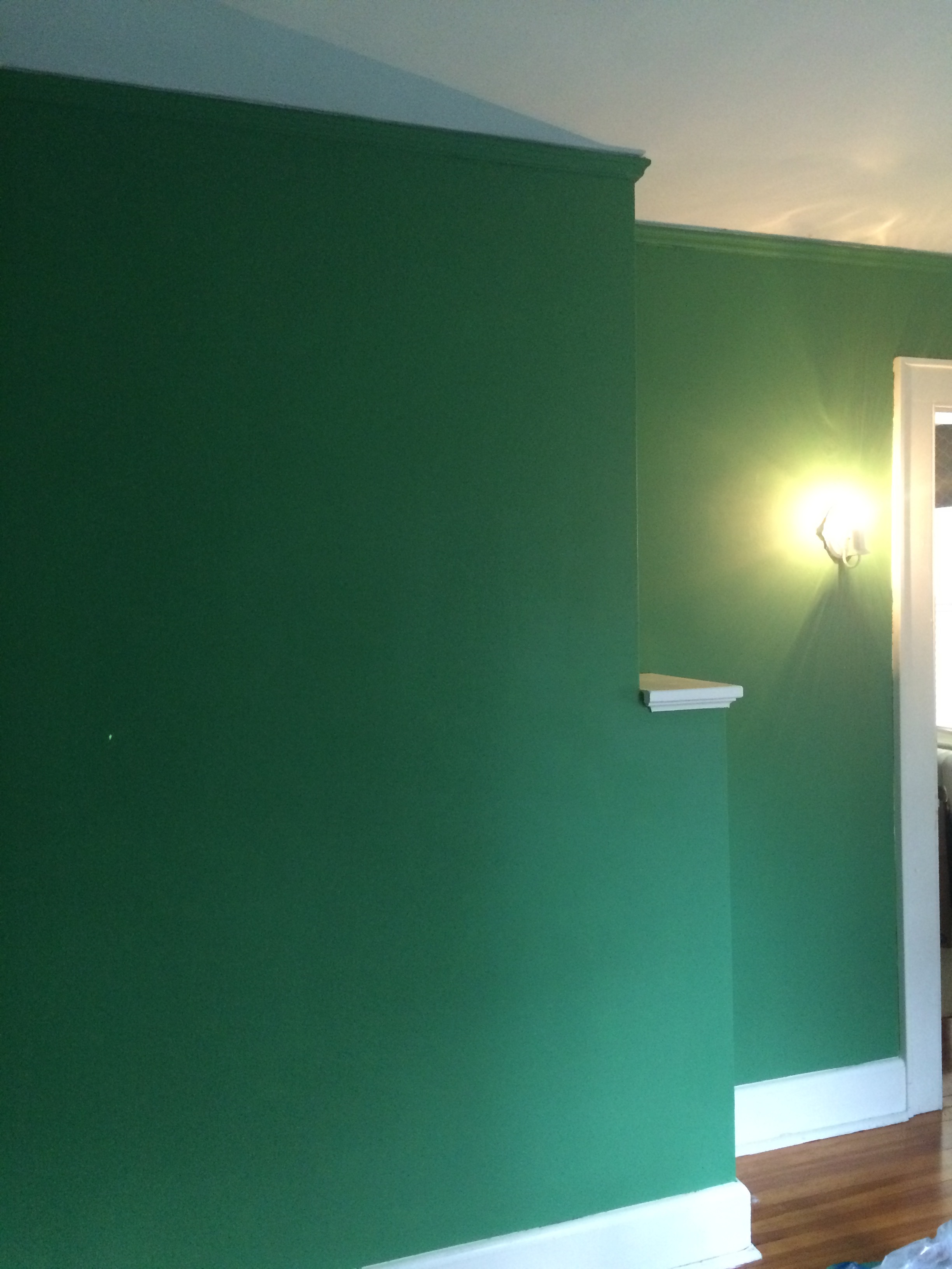 Happy with the results after 2 coats. I can't wait to add some pops of pink and teal!