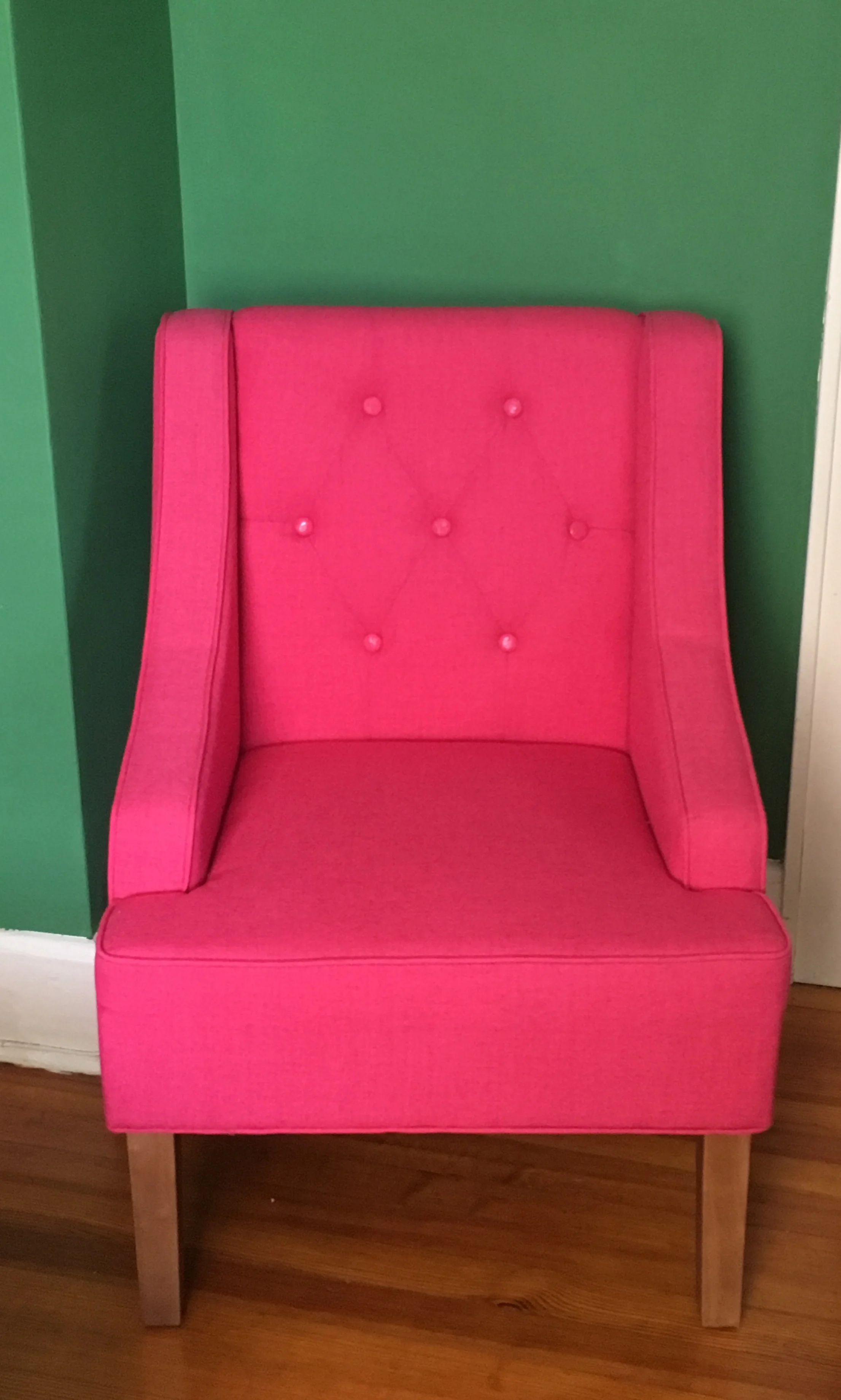 Like. A. Boss. I love the idea of having a non- traditional office chair.