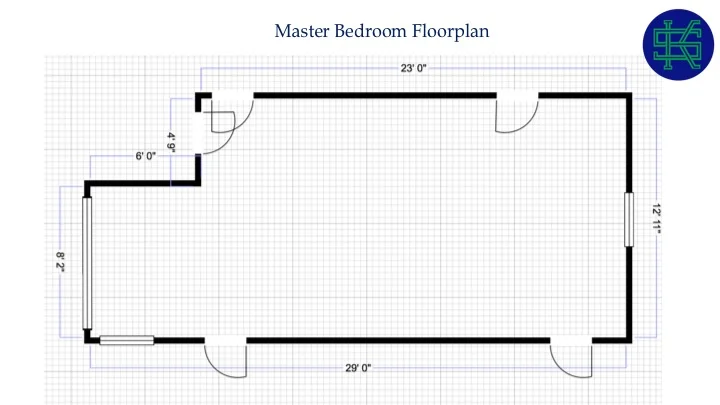 Existing floorplan (above) and current state of affairs (below)