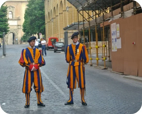 Vatikanen en söndagmorgon