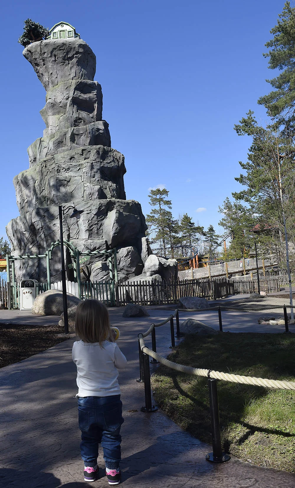 Farmors hus på höga berget.