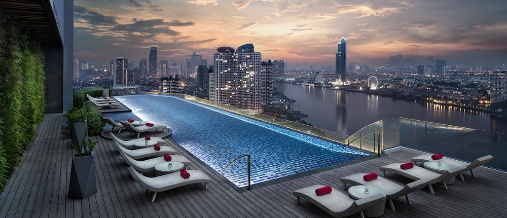 För bästa utsikt över floden Chao Praya, boka in dig på Avani Riverside Hotel.