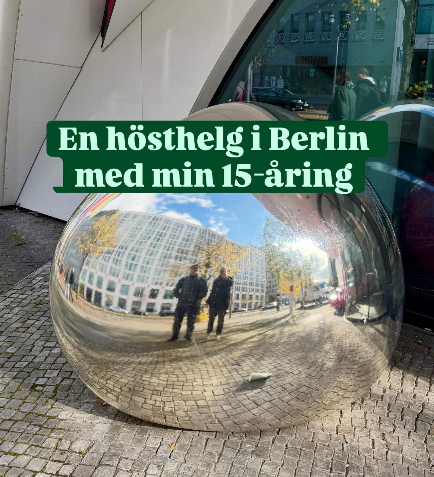En oktoberhelg i Berlin med min 15&aring;ring.🇩🇪Dessa 48 timmar gav s&auml;kerligen mer &auml;n de flesta historieprov han haft - och mig med! Perfekt med kort flygtid, l&aring;gs&auml;song och jag rekommenderar ALLA med ton&aring;ringar d&auml;r h