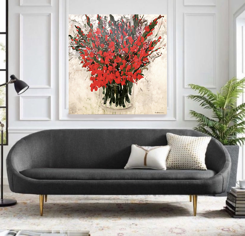 Gladiolas On Parade In Situ.png
