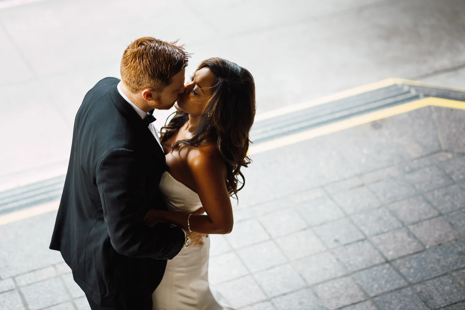Urban-Bride-Groom-Kiss-First-Look-California-Virginia-DC-Wedding-Daniel-Durazo-Photography.jpg