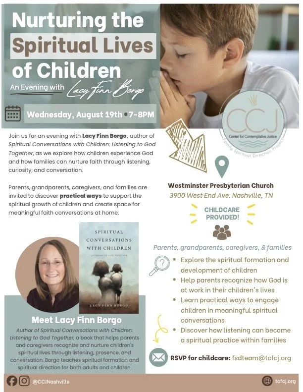 Nurturing The Spiritual Lives of Children: An Evening with Lacy Finn Borgo